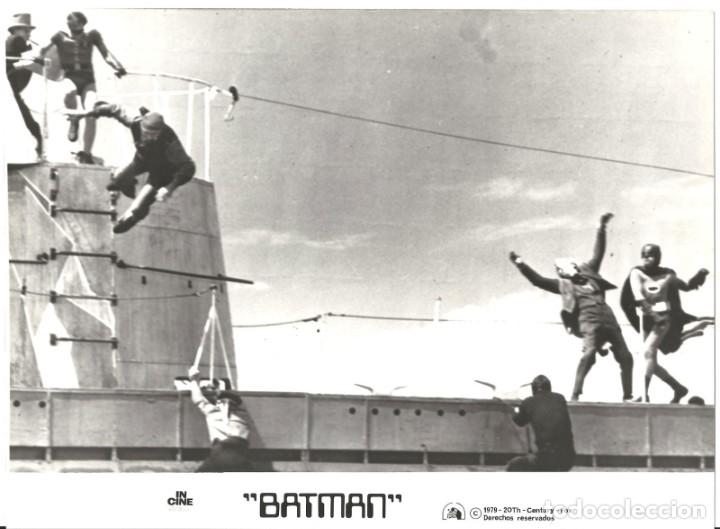 Cine: F15945D ADAM WEST BURT WARD BATMAN COMIC TV Series FOTO B/N ORIGINAL ESPA&Ntilde;OLA