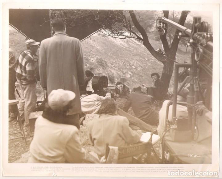 Cin&eacute;ma: F10348D RUTH ROMAN STEVE COCHRAN FELIX FEIST DIRECTOR RODAJE FOTO B/N ORIGINAL AMERICANA