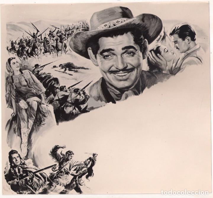 Kino: F10349D MAS ALLA DEL MISSOURI CLARK GABLE FOTO B/N ORIGINAL AMERICANA