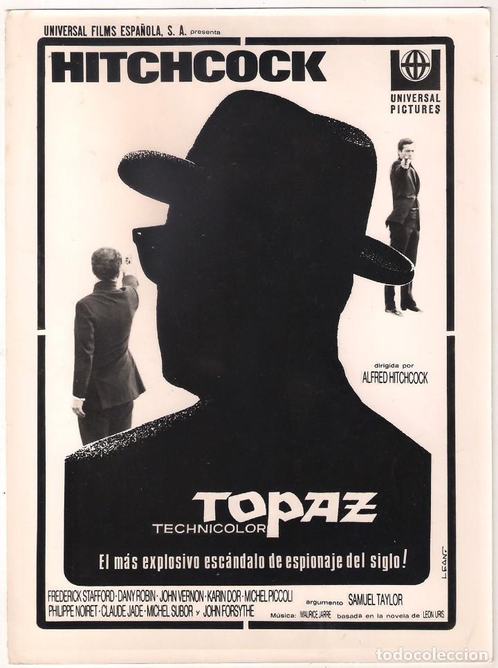 Cine: F10357D TOPAZ ALFRED HITCHCOCK FOTO ORIGINAL B/N ESPA&Ntilde;OLA