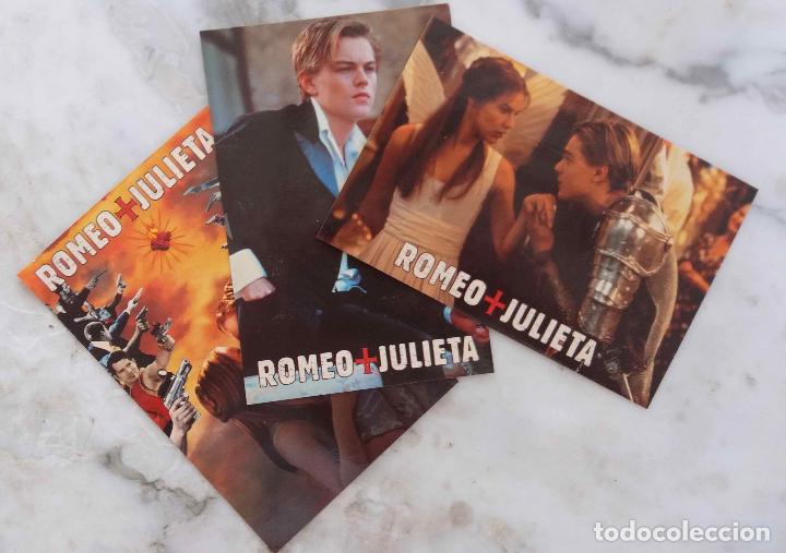 Cine: 3 POSTALES PROMOCI&Oacute;N PEL&Iacute;CULA ROMEO + JULIETA, COMO NUEVAS
