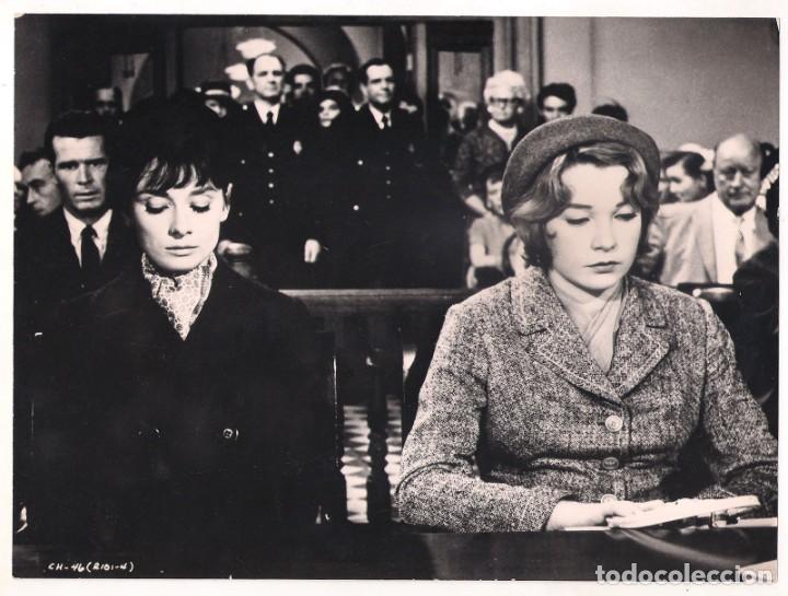 Cine: F10769D AUDREY HEPBURN SHIRLEY MACLAINE LA CALUMNIA FOTO B/N ORIGINAL ESPA&Ntilde;OLA