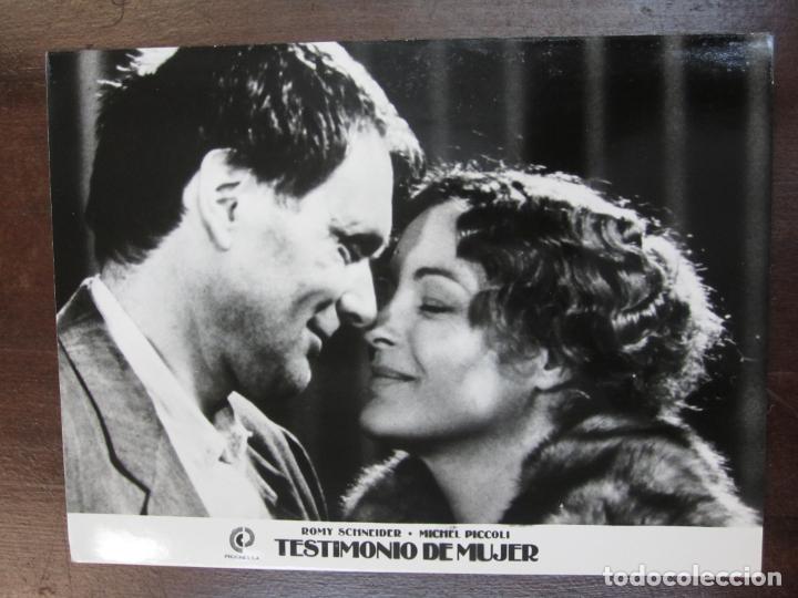 Cine: testimonio de mujer - foto original b/n - romy schneider helmut griem La passante du Sans Souci