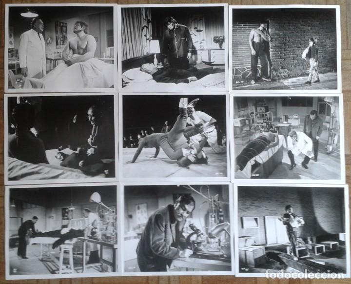 Cine: LA HORRIPILANTE BESTIA HUMANA. 18 FOTOS MEXICANAS 20x25. ARMANDO SILVESTRE, JOSE EL&Iacute;AS MORENO