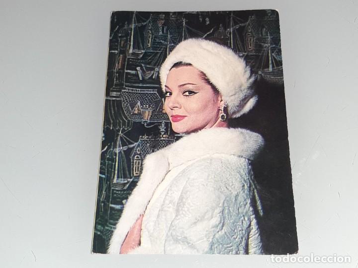 Cine: ANTIGUA POSTAL FICHA N&ordm; 286 DE LA CANTANTE Y ACTRIZ SARA MONTIEL - POSTAL OSCARCOLOR BERGAS A&Ntilde;OS 60