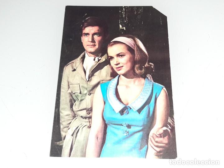 Cine: ANTIGUA POSTAL N&ordm; 427 DEL ACTOR ROGER MOORE POSTAL OSCARCOLOR BERGAS A&Ntilde;OS 60