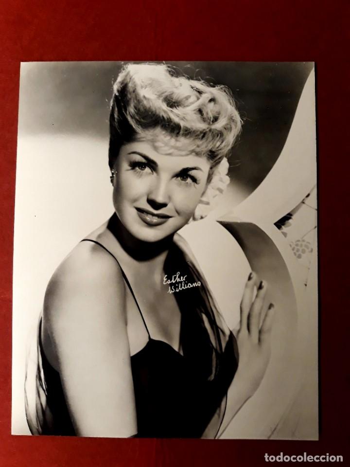 Kino: Foto Gran Formato Esther Williams ( 20 cm X 25.20 cm )