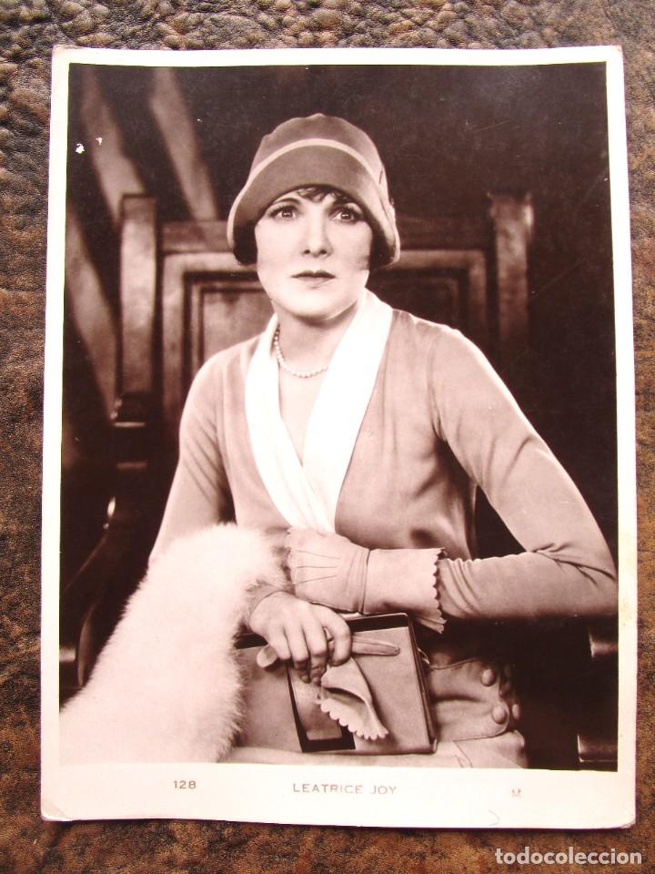Cinema: antigua foto fotografia grande leatrice joy 24 cm x 17,5 cm
