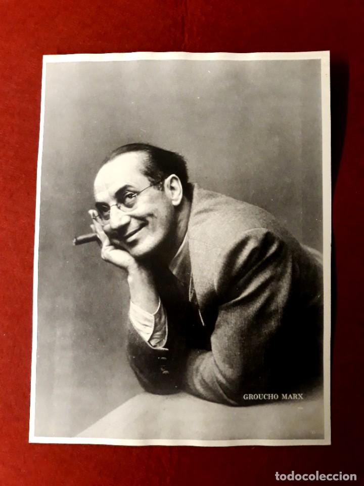 Kino: Foto Gran Formato Grouxo Marx ( 18 cm X 23.80 cm )