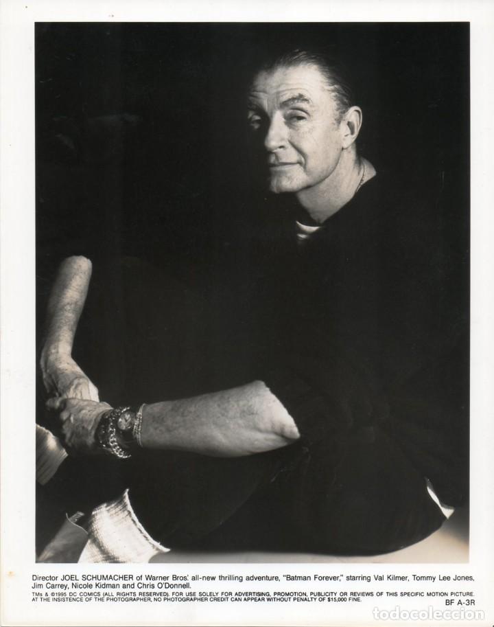 Cine: Original Photograph Joel Schumacher Batman Forever 1995 DC Comics