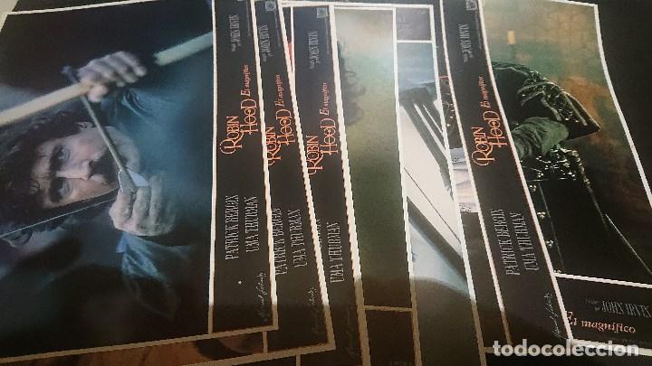 Cine: LOTE DE 7 FOTOCROMOS - CARTEL DE ESCENAS DE LA PELICULA , ROBIN HOOD , LEER DESCRIPCION