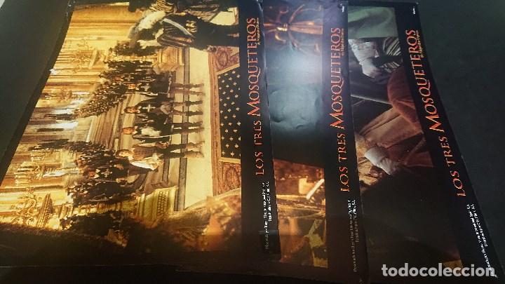 Cine: LOTE DE 3 FOTOCROMOS - CARTEL DE ESCENAS DE LA PELICULA , LOS TRES MOSQUETEROS , LEER DESCRIPCION