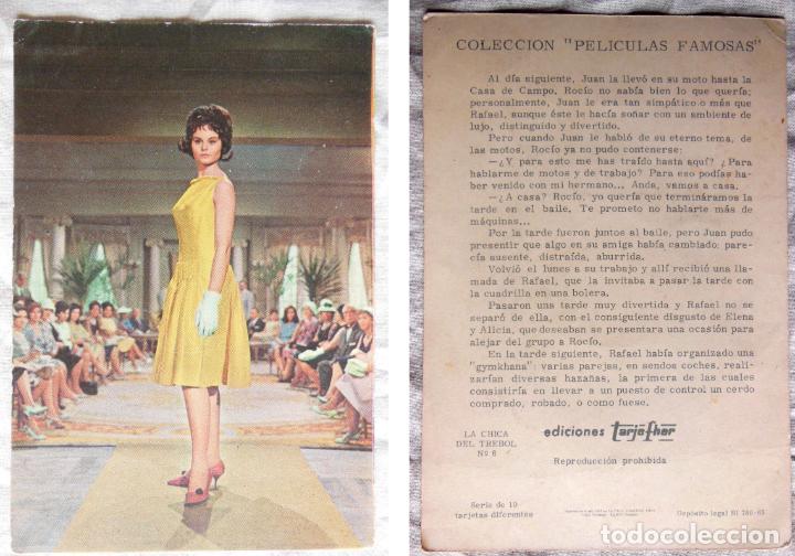 Cine: Antigua Tarjeta : ROCIO DURCAL. 1965 La Chica del Trebol, Tarjefher N 6