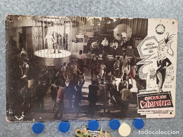 Cinema: Operaci&oacute;n cabaretera. GRACITA MORALES, J.L.LOPEZ VAZQUEZ, MARA CRUZ, M.AYUSO. FOTOCROMO DE CARTON