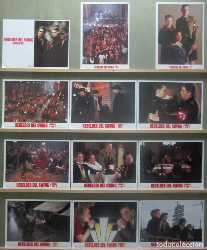 Cine: ABH66 REBELDES DEL SWING ROBERT SEAN LEONARD SET COMPLETO 12 FOTOCROMOS ORIGINAL ESTRENO