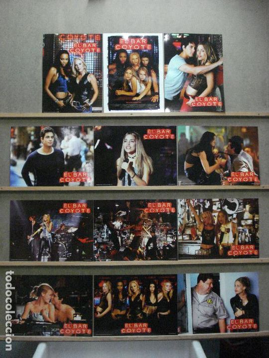 Cinema: ABH74 EL BAR COYOTE PIPER PERABO SET COMPLETO 12 FOTOCROMOS ORIGINAL ESTRENO