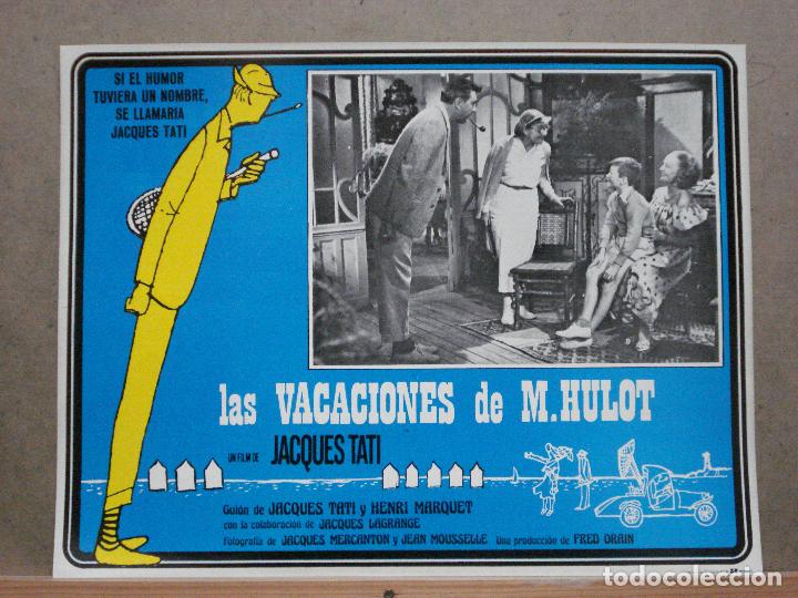 Kino: ABJ79 LAS VACACIONES DE MR HULOT JACQUES TATI LOBBY CARD ORIGINAL MEJICANO