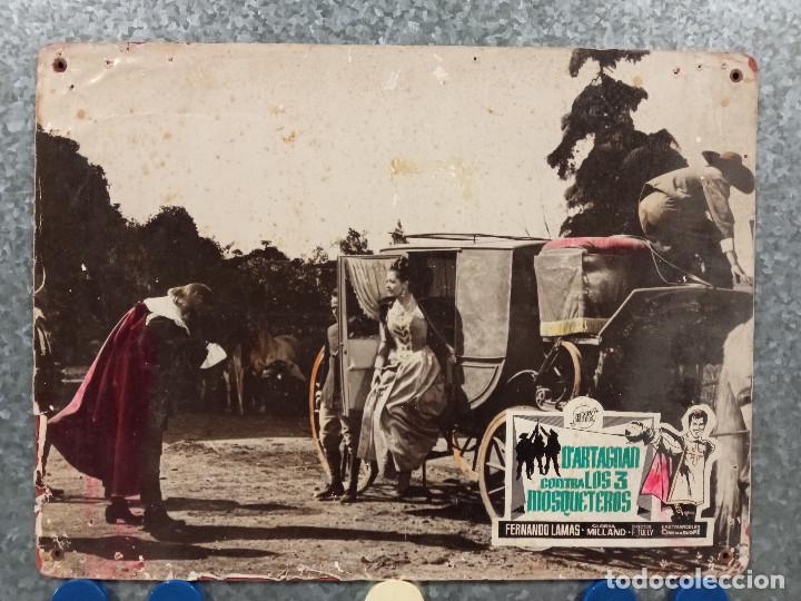 Cine: D'artagnan contra los tres mosqueteros. FERNANDO LAMAS, GLORIA MILLAND. FOTOCROMO DE CARTON