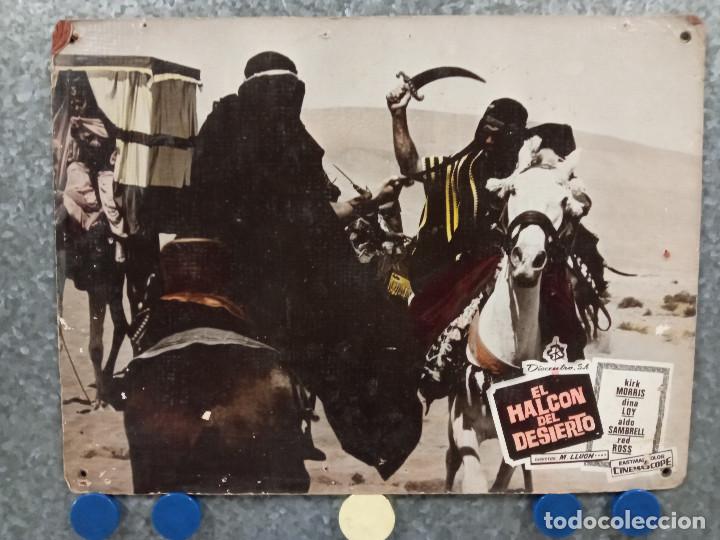 Cin&eacute;ma: El halc&oacute;n del desierto. Kirk Morris, Dina Loy, Aldo Sambrell. FOTOCROMO DE CARTON