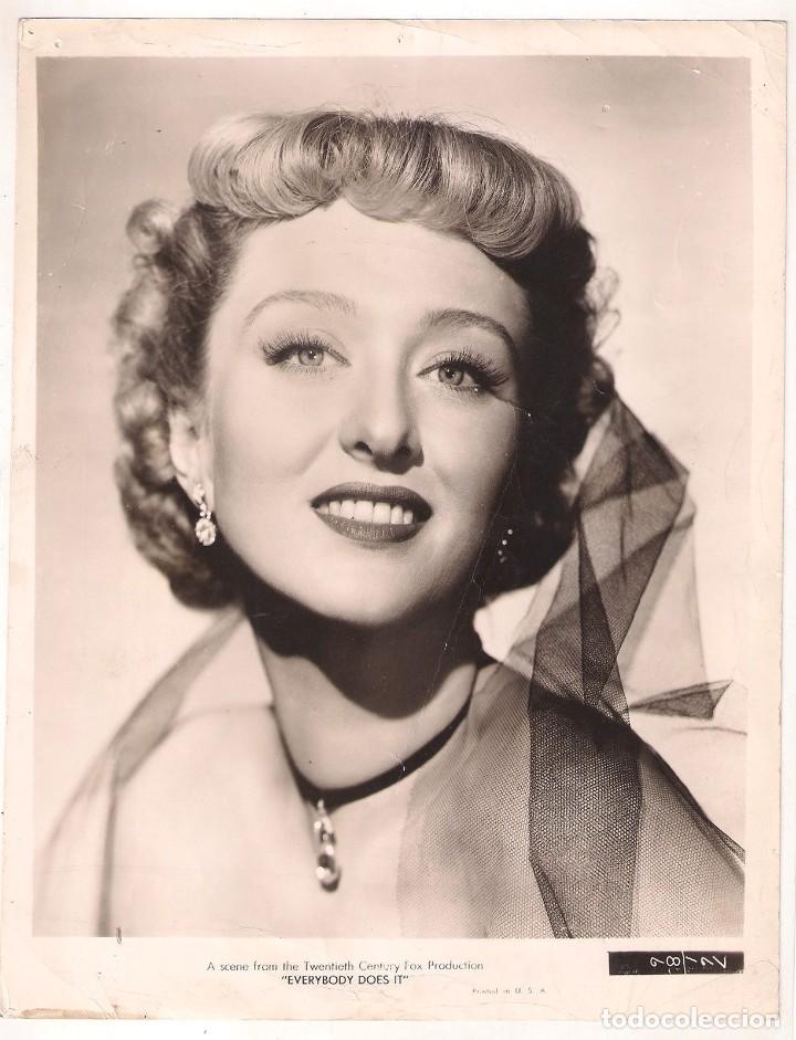 Cinema: F10959D CELESTE HOLM SI ELLA LO SUPIERA FOTO B/N ORIGINAL AMERICANA