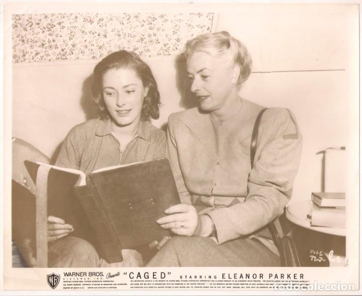 Cin&eacute;ma: F11447D ELEANOR PARKER SIN REMISION EN EL SET FOTO B/N ORIGINAL AMERICANA