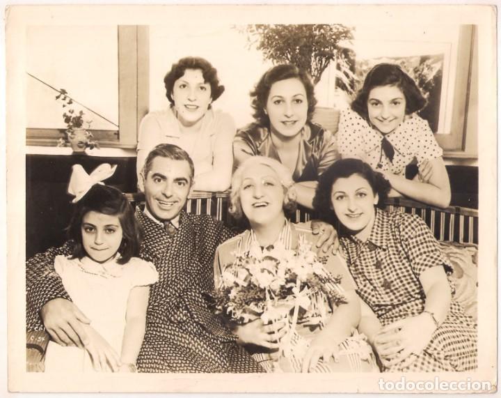 Cine: F11454D EDDIE CANTOR Y FAMILIA FOTO B/N ORIGINAL AMERICANA