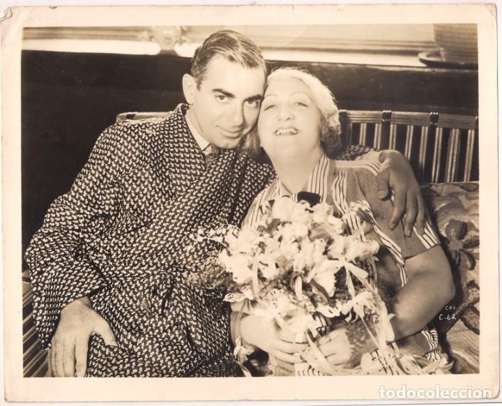 Cinema: F11455D EDDIE CANTOR Y SU MUJER FOTO B/N ORIGINAL AMERICANA