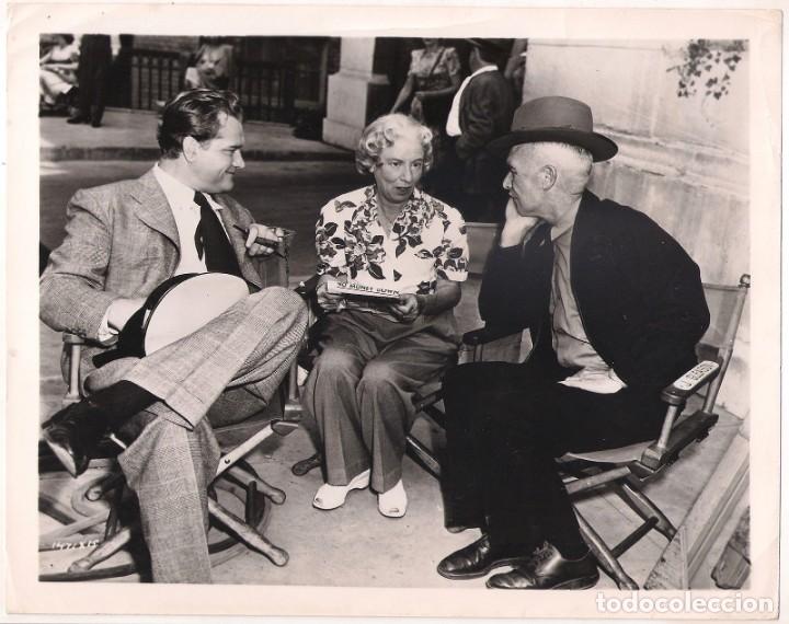 Cin&eacute;ma: F11482D RED SKELTON POLLY MORAN JAMES GLEASON en el SET MGM FOTO B/N ORIGINAL AMERICANA