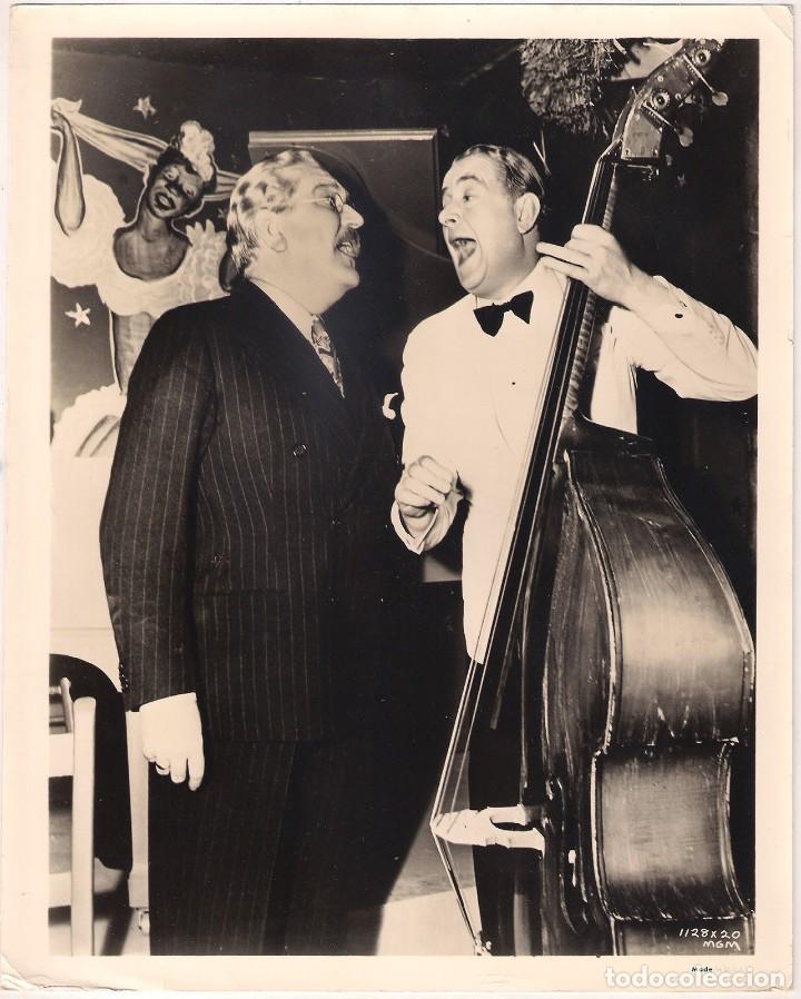 Cin&eacute;ma: F11484D FRANK MORGAN REGINALD OWEN en el SET FOTO B/N ORIGINAL AMERICANA