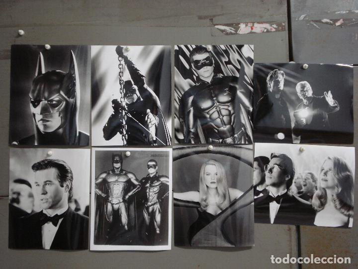 Cine: F31995 BATMAN FOREVER VAL KILMER NICOLE KIDMAN LOTE 8 FOTOS B/N IMPORTACION