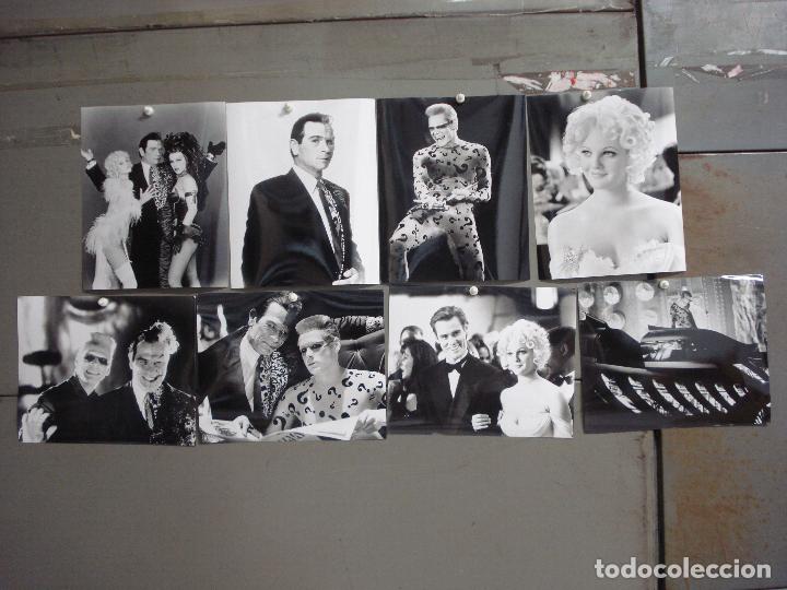 Cine: F31994 BATMAN FOREVER TOMMY LEE JONES JIM CARREY DREW BARRYMORE LOTE 8 FOTOS B/N IMPORTACION