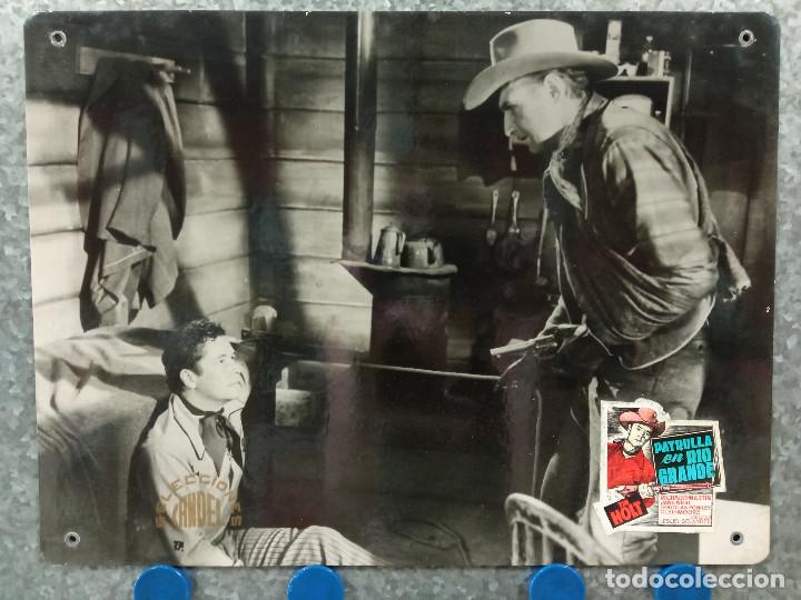 Cin&eacute;ma: Patrulla de R&iacute;o Grande. Tim Holt, Jane Nigh, Douglas Fowley. FOTOCROMO DE CARTON