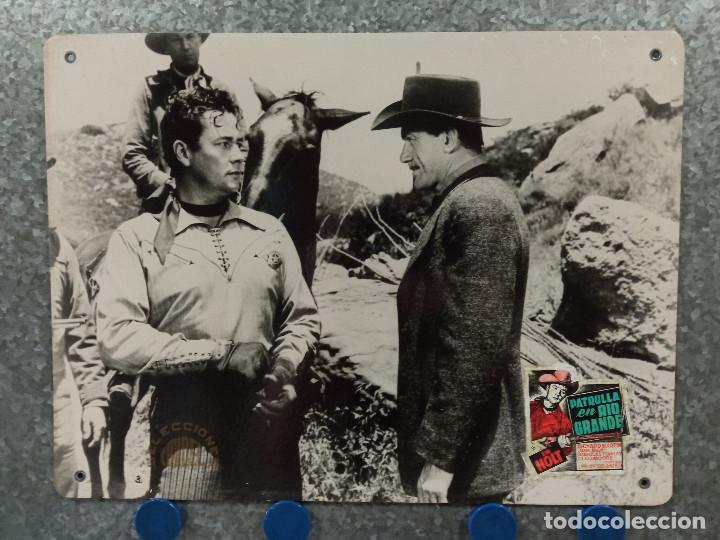 Cine: Patrulla de R&iacute;o Grande. Tim Holt, Jane Nigh, Douglas Fowley. FOTOCROMO DE CARTON