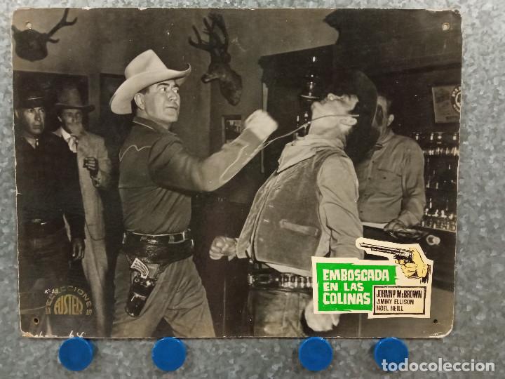 Cin&eacute;ma: EMBOSCADA EN LAS COLINAS. JOHNNY McBROWN, JIMMY ELLISON. FOTOCROMO CARTON
