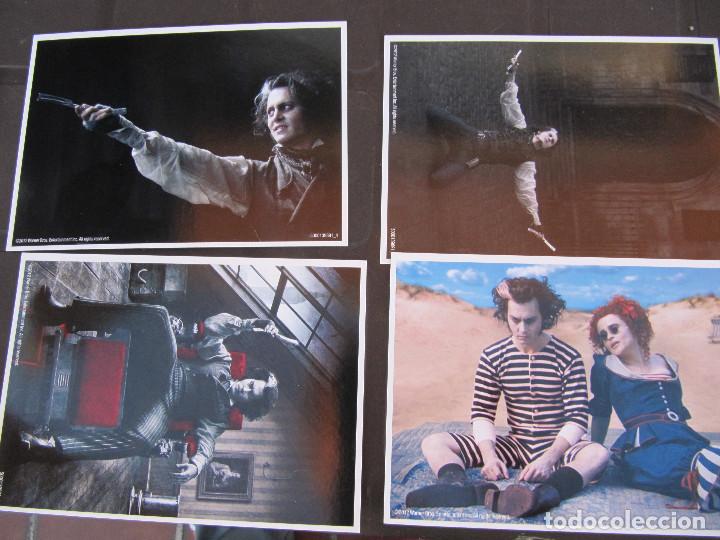 Cine: El barbero johnny depp 4 FOTOS TIPO POSTAL