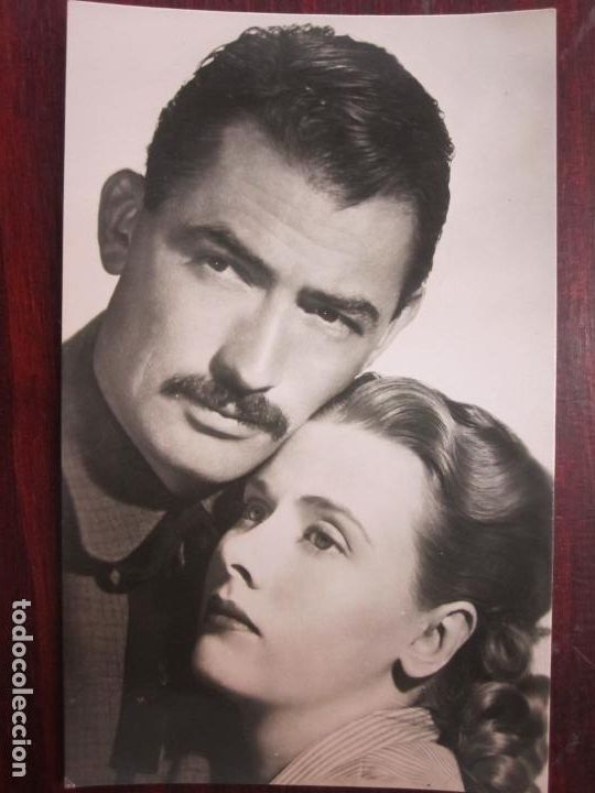 Cine: gregory peck helen welscott - postal original b/n - el pistolero The Gunfighter