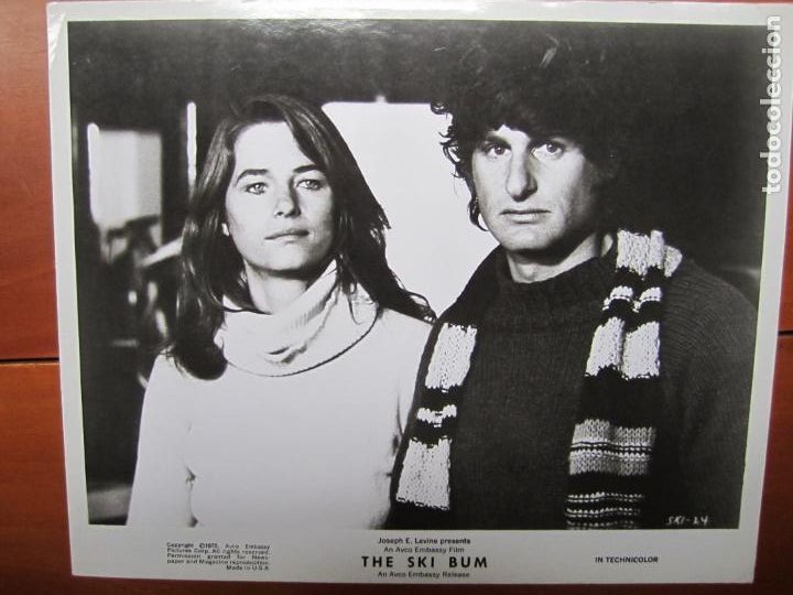 Cine: the ski bum - foto original b/n - Charlotte Rampling Zalman King
