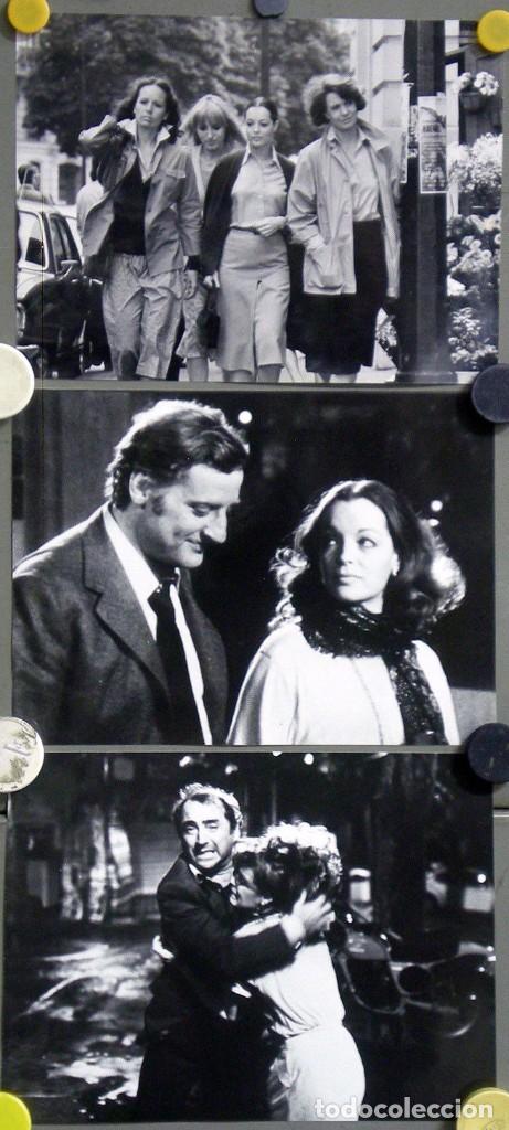 Cine: F13725D UNA VIDA DE MUJER ROMY SCHNEIDER 3 FOTOS b/n ORIGINALES ESPA&Ntilde;OLAS
