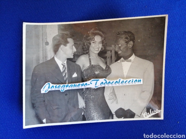 Cine: ACTRIZ CON ACTOR BLANCO DISFRAZADO DE NEGRO (MUY ORIGINAL) a&ntilde;o 1959
