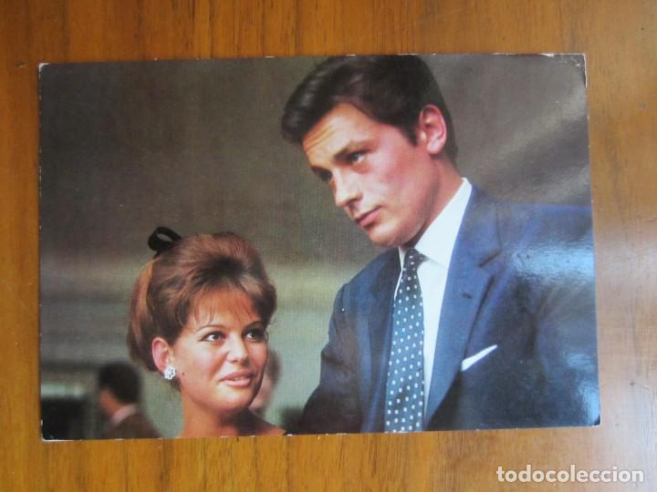Cinema: TARJETA POSTAL DE CINE-ACTORES-CLAUDIA CARDINALE-ALAIN DELON