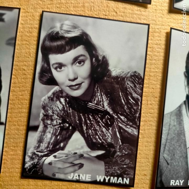 Cin&eacute;ma: cine actores y actrices , fotografia 10 x 6,2 cm . personajes de peliculas blanco y negro LEER