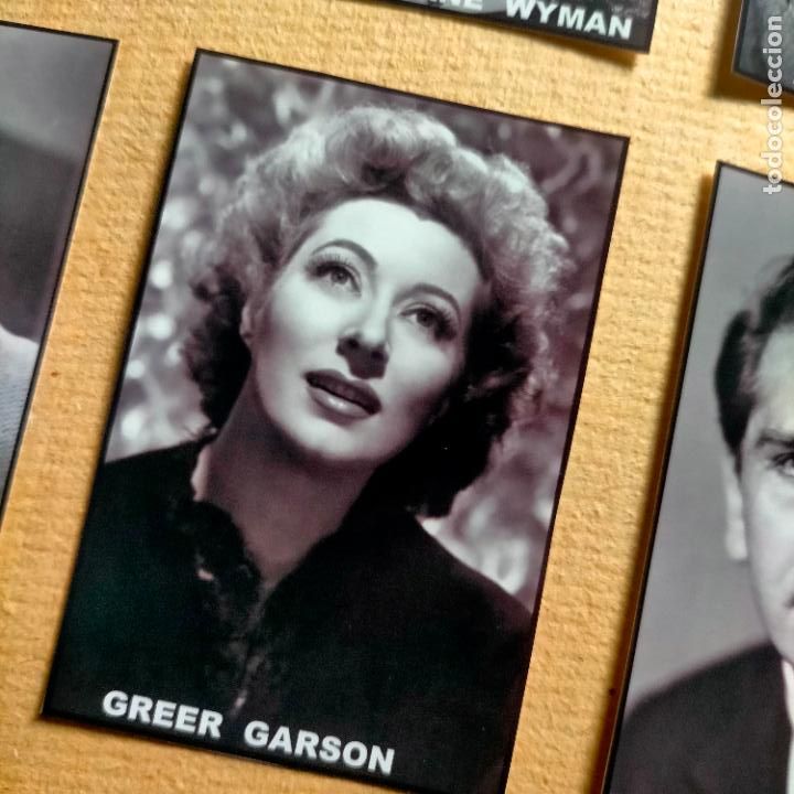 Cin&eacute;ma: cine actores y actrices , fotografia 10 x 6,2 cm . personajes de peliculas blanco y negro LEER