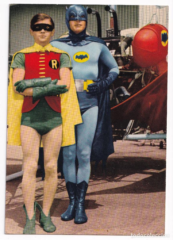 Cine: POSTAL. 713. ADAM WEST EN EL PAPEL DE BATMAN Y BURT WART EN EL DE ROBIN. 1967