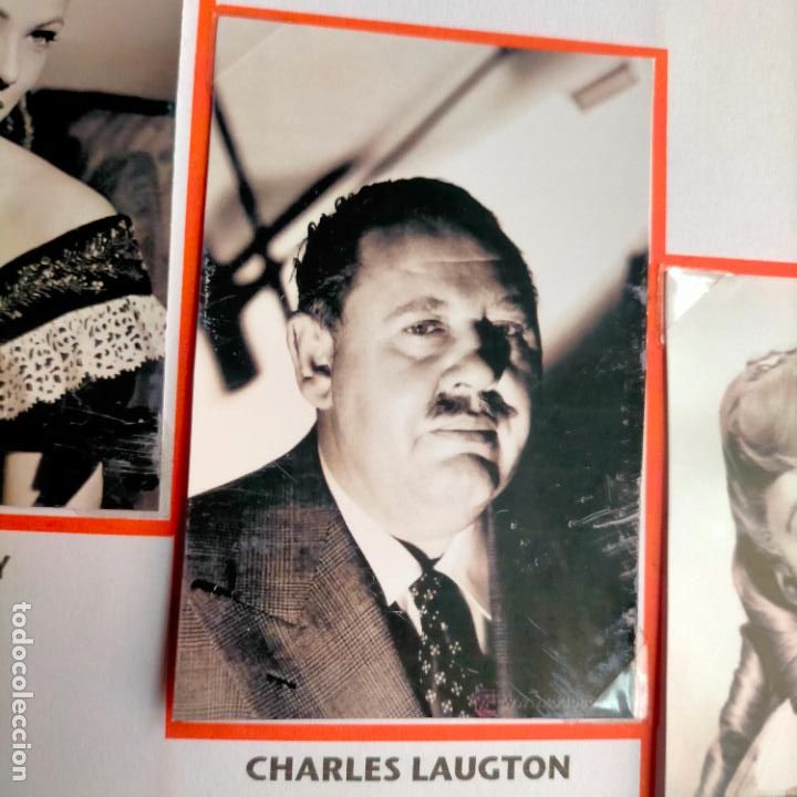 Kino: cine actores y actrices , fotografia 10 x 6,2 cm . personajes de peliculas blanco y negro LEER