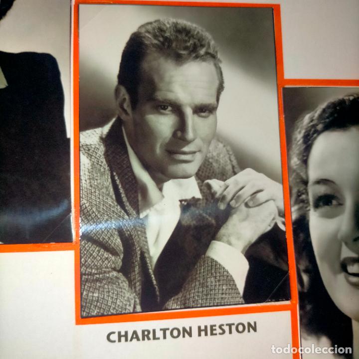 Kino: cine actores y actrices , fotografia 10 x 6,2 cm . personajes de peliculas blanco y negro LEER