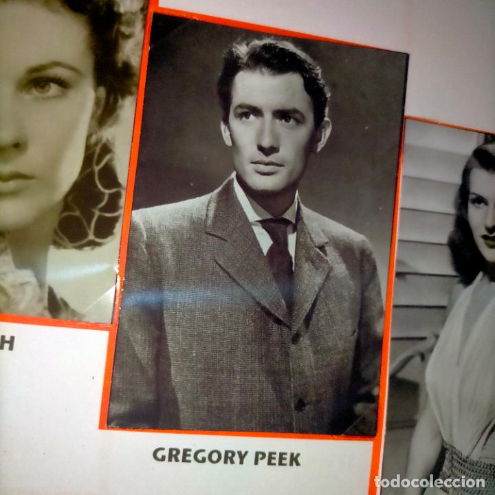 Kino: cine actores y actrices , fotografia 10 x 6,2 cm . personajes de peliculas blanco y negro LEER