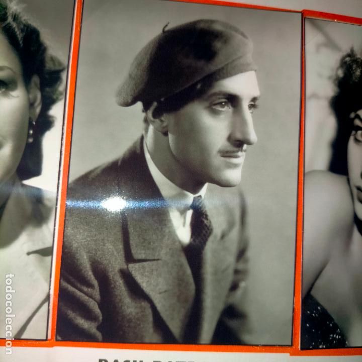 Kino: cine actores y actrices , fotografia 10 x 6,2 cm . personajes de peliculas blanco y negro LEER