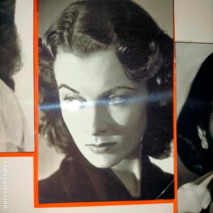 Kino: cine actores y actrices , fotografia 10 x 6,2 cm . personajes de peliculas blanco y negro LEER