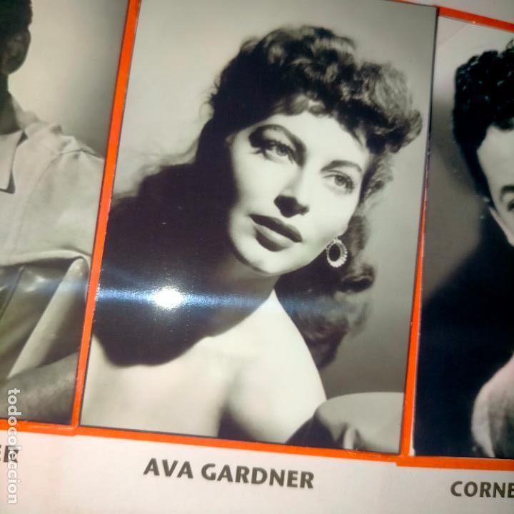 Cin&eacute;ma: cine actores y actrices , fotografia 10 x 6,2 cm . personajes de peliculas blanco y negro LEER