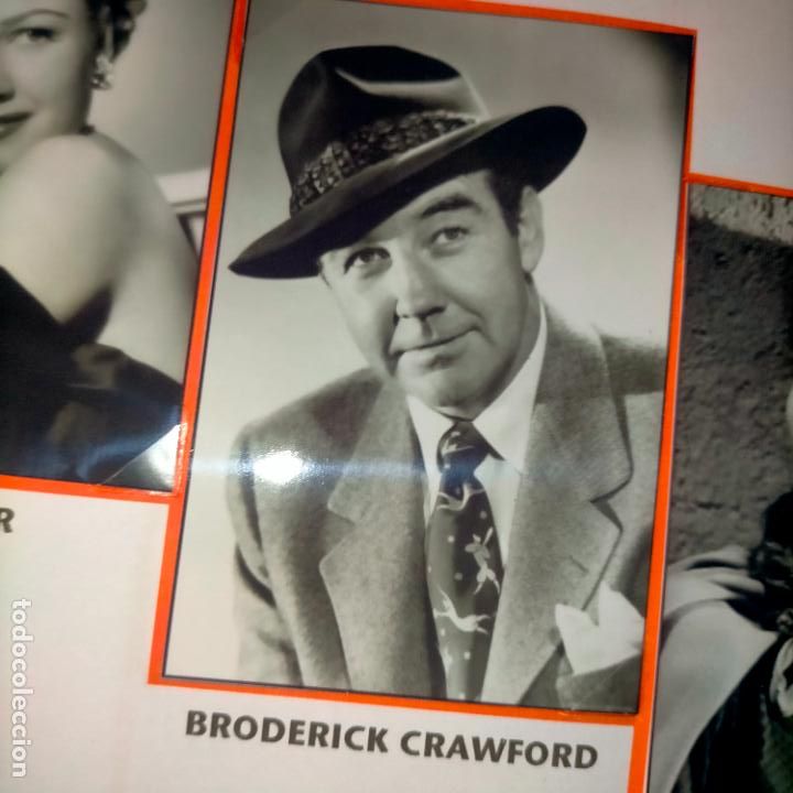 Cin&eacute;ma: cine actores y actrices , fotografia 10 x 6,2 cm . personajes de peliculas blanco y negro LEER